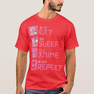 Eat Ssov Anime Upprepa Aolotl Kawaii Anime Manga J T Shirt