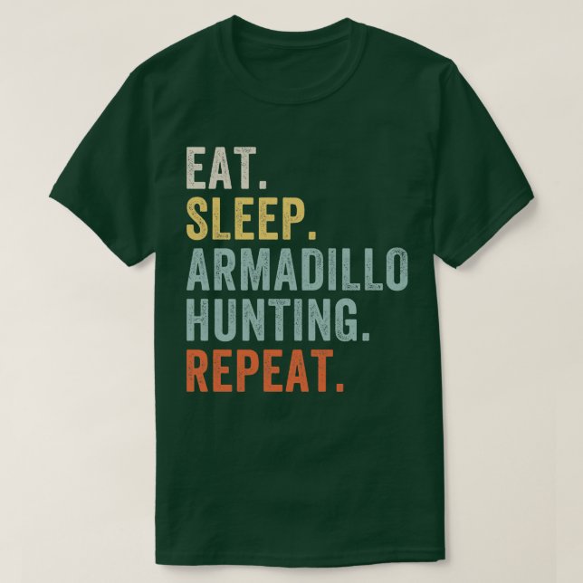 Eat Ssov Armadillo Hunting Funny Armadillo Hunter T Shirt (Design framsida)