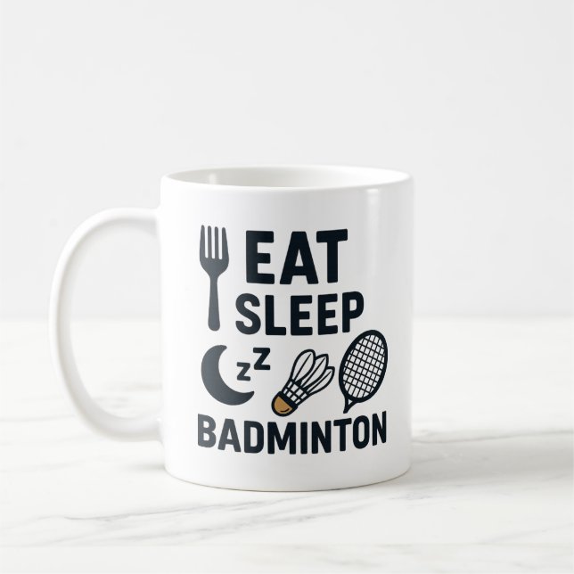 Eat Ssov Badminton Kaffemugg (Vänster)