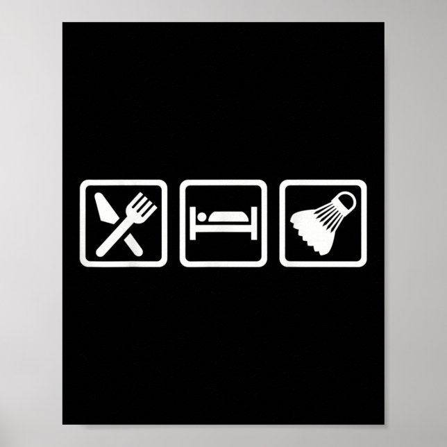 Eat Ssov Badminton Poster (Framsidan)