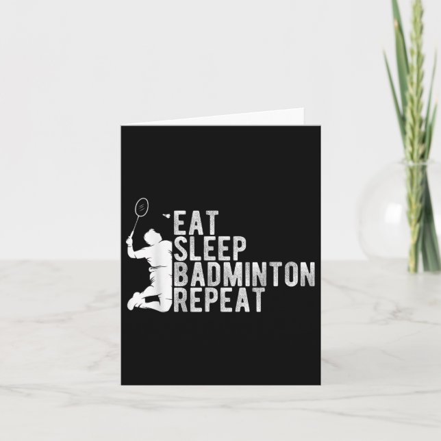 Eat Ssov Badminton Upprepa Badminton Enthusiast Ro Kort (Framsida)