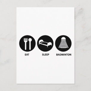 Eat Ssov Badminton Vykort