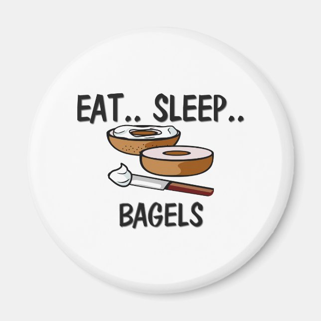 Eat Ssov BAGELS Magnet (Framsidan)