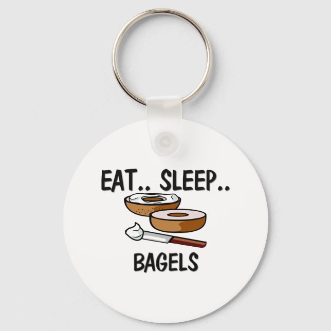 Eat Ssov BAGELS Nyckelring (Framsida)