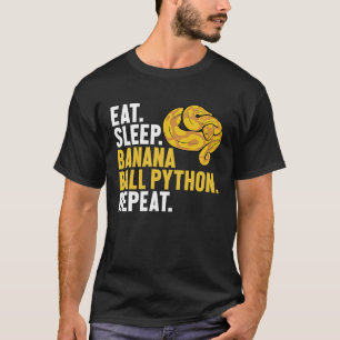 Eat Ssov Banana Boll Python Repeat Banana Boll Py T Shirt