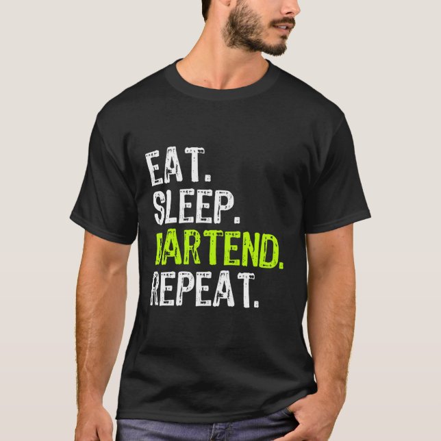 Eat Ssov Bartener Bartender Bartending Funny Gift T Shirt (Framsida)