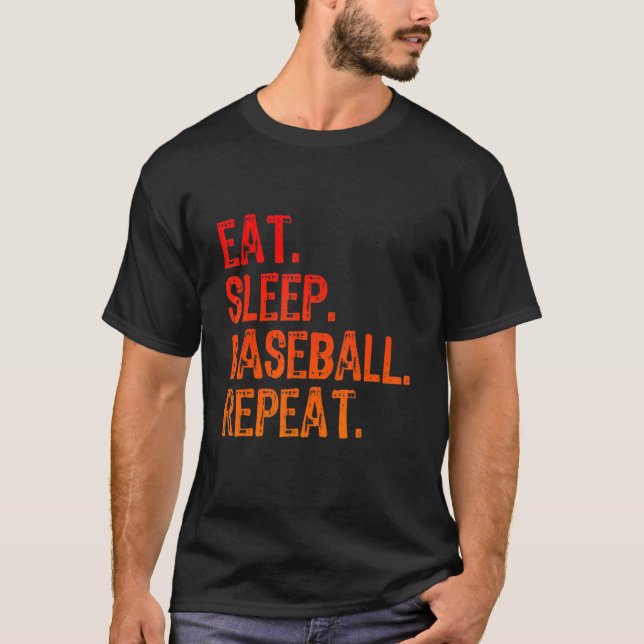 Eat Ssov Baseball Coola Player Fläkt Coach Funny C T Shirt (Framsida)