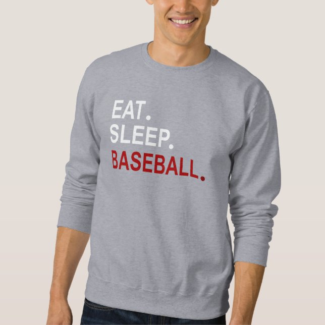 Eat Ssov Baseball Lång Ärmad Tröja (Framsida)