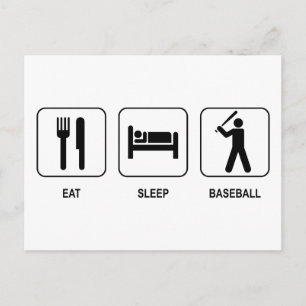 Eat Ssov Baseball Vykort