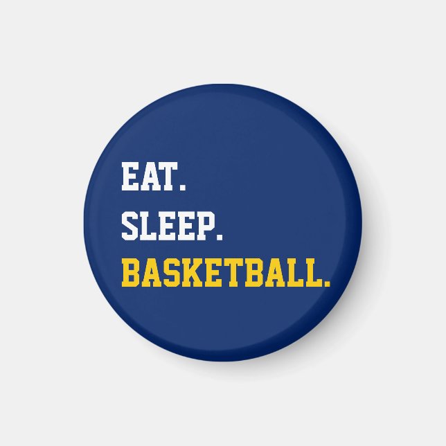 Eat Ssov Basketball Magnet (Framsidan)