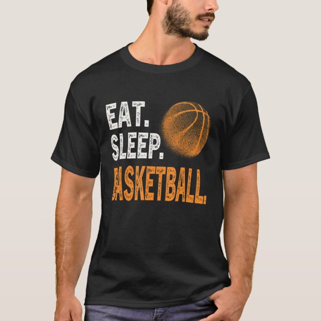 Eat Ssov Basketball Manar Youth Kid Basketball Flä T Shirt (Framsida)