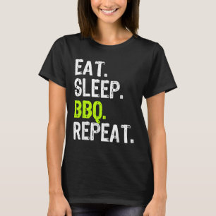 Eat Ssov Bbq Upprepa Barbeque Barbecue Funny T Shirt