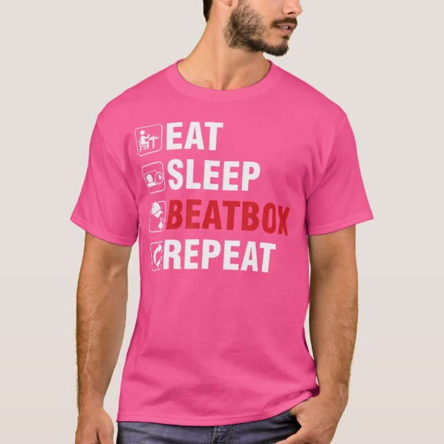 Eat Ssov Beatbox Ghetto Hiphop Beatboxer Rap Arti T Shirt (Framsida)