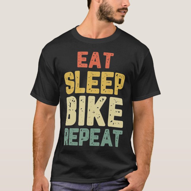 Eat Ssov Bike Biking Cycling Bicycling Gift T Shirt (Framsida)