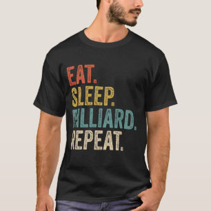 Eat Ssov Billiards Funny Bassäng Billiard-citat T Shirt