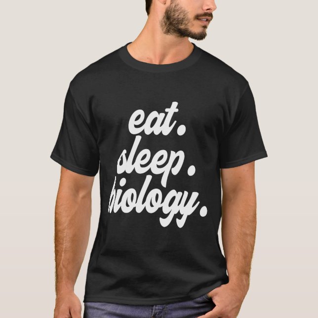 Eat Ssov biologi T Shirt (Framsida)