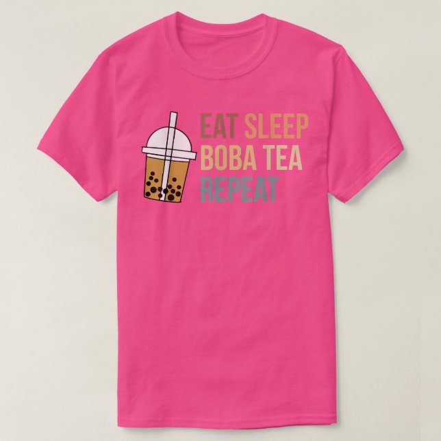 Eat Ssov Boba Tea Repeat Bubble Tea876 T Shirt (Design framsida)