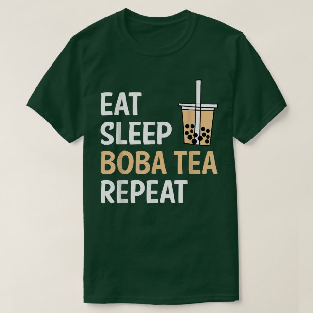 Eat Ssov Boba Tea Repeat Bubble Tea 877 T Shirt (Design framsida)