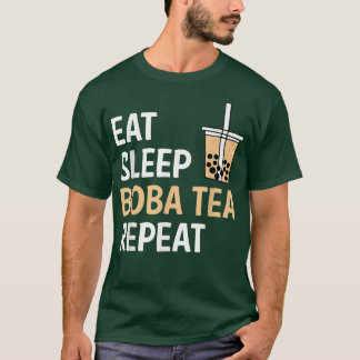 Eat Ssov Boba Tea Repeat Bubble Tea 877 T Shirt