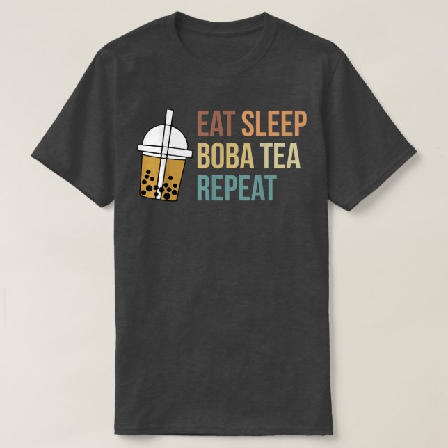 Eat Ssov Boba Tea Repeat Bubble Tea 879 T Shirt (Design framsida)