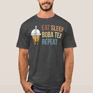 Eat Ssov Boba Tea Repeat Bubble Tea 879 T Shirt