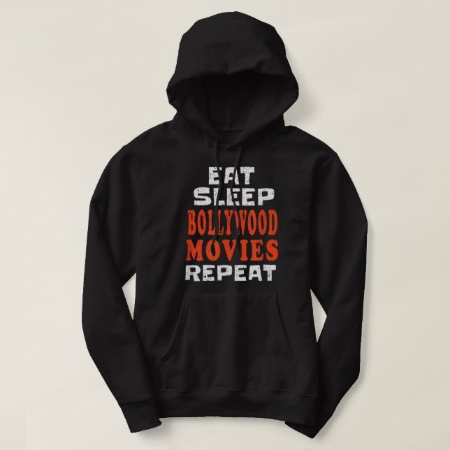 Eat Ssov BOLLYWOOD MOVIES to Indian Punjabi Hindi Hoodie (Design framsida)
