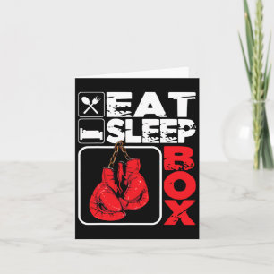Eat Ssov Box - Boxing Älskare Gym Boxer Kickboxing Kort