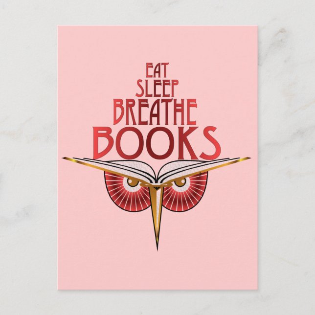 Eat Ssov Breathe Bokar vykort (Framsida)