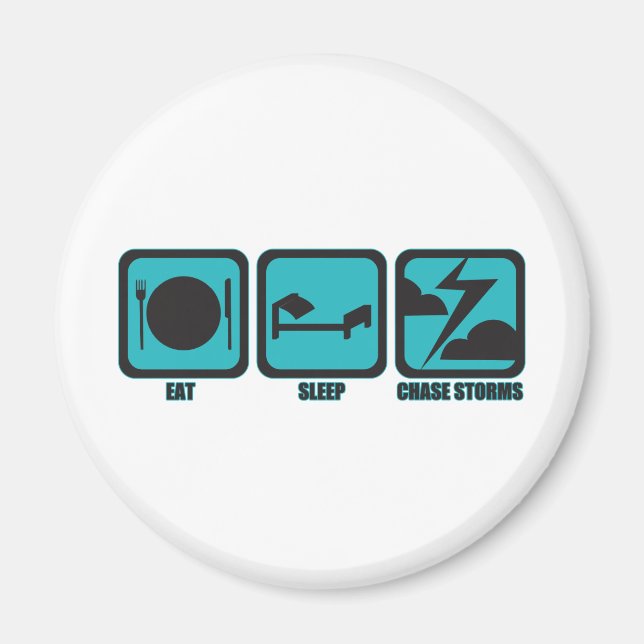 Eat Ssov Chase Storms Magnet (Framsidan)