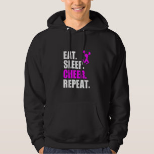 Eat Ssov Cheer Upprepa Cheerledande Cheerledare Hoodie