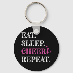 Eat Ssov Cheer Upprepa Cheerledande Cheerledare Nyckelring