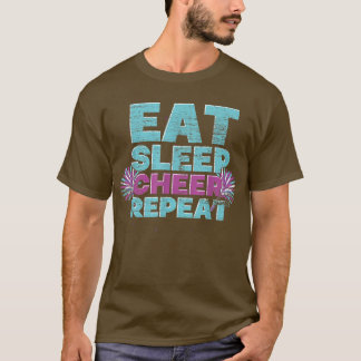 Eat Ssov Cheer Upprepa Cheerledare Cheering Cheerl T Shirt