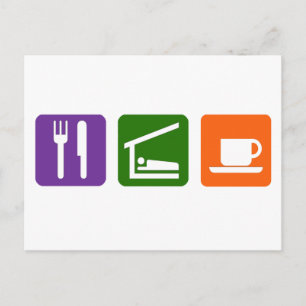 Eat Ssov Coffee Vykort