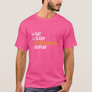 Eat Ssov Conga Drums Repeat Congas Drumming Drumm T Shirt