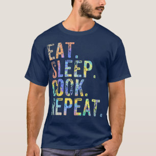 Eat Ssov Cook Repeat Cooking Chef Culinary Lunch T Shirt