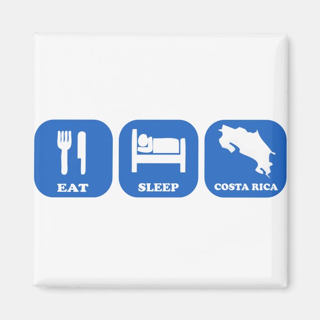 Eat Ssov Costa Rica Magnet (Framsidan)
