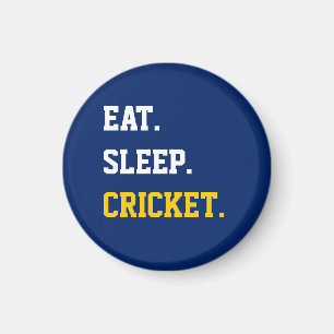 Eat Ssov Cricket Magnet