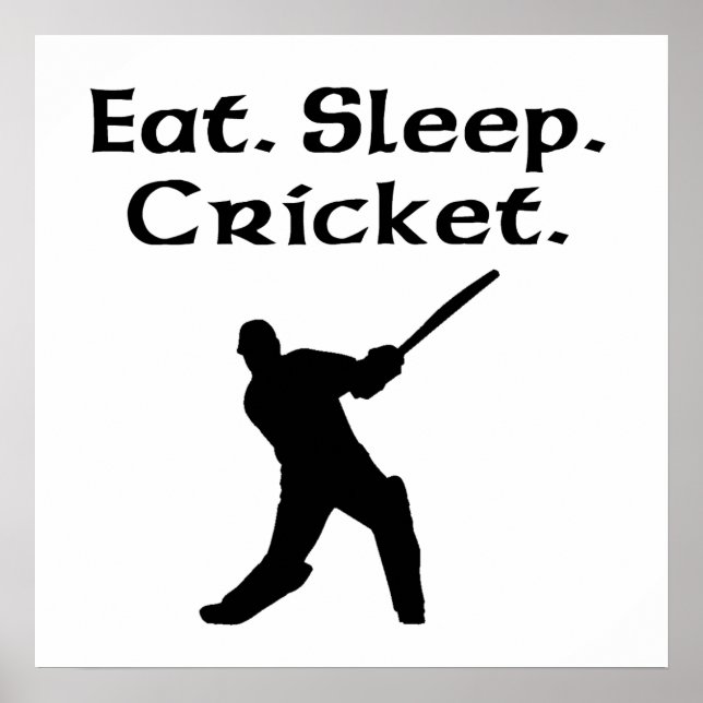 Eat Ssov Cricket Poster (Framsidan)