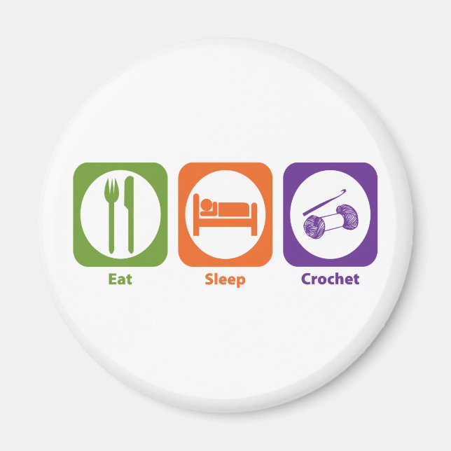 Eat Ssov Crochet Magnet (Framsidan)