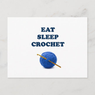 Eat Ssov Crochet Vykort