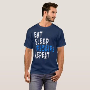 Eat Ssov Cruzeiro Upprepa fotboll T Shirt