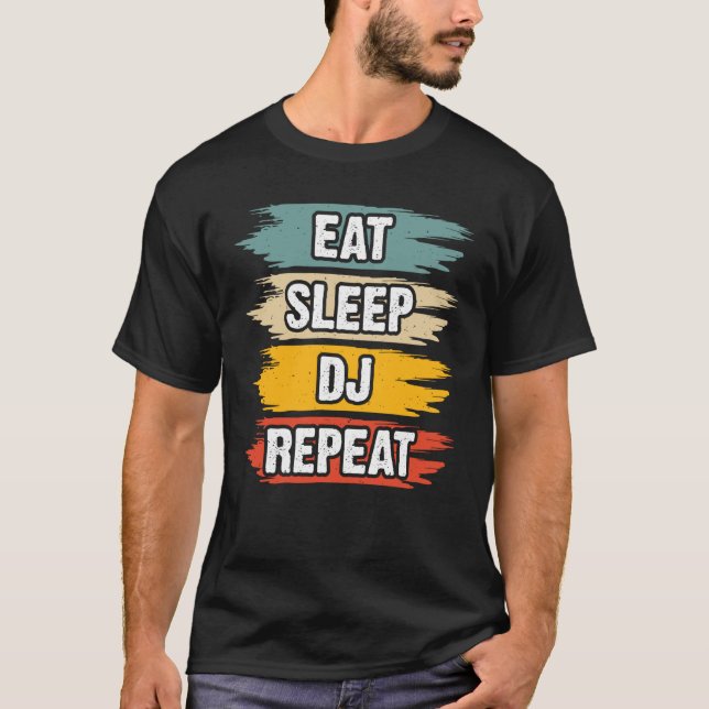 Eat Ssov DJ Repeat T Shirt (Framsida)