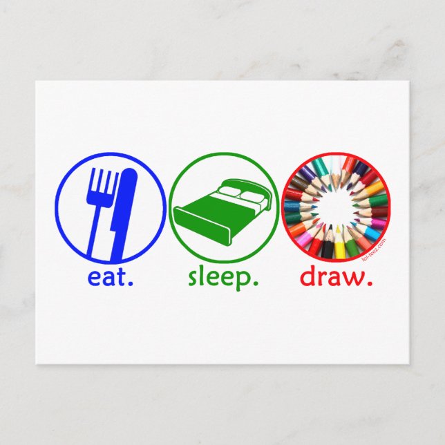 Eat Ssov Draw Vykort (Framsida)