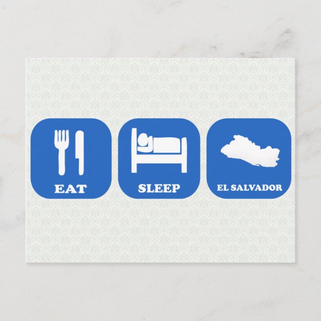 Eat Ssov El Salvador Vykort (Framsida)