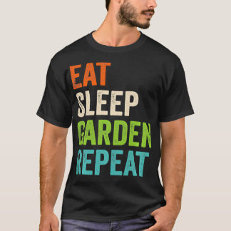 Eat Ssov Garden Repeat Funny  Älskare Vint T Shirt