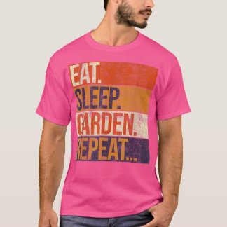 Eat Ssov Garden Repeat, Vintage Färg T Shirt
