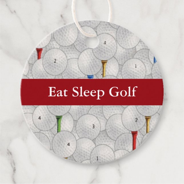 Eat Ssov Golf Gåvor Etiketter (Framsida)