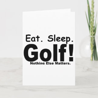 Eat Ssov Golf - ingenting annat Helgkort
