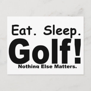 Eat Ssov Golf - ingenting annat Vykort