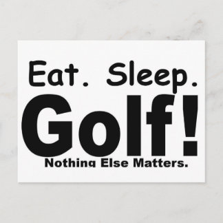 Eat Ssov Golf - ingenting annat Vykort